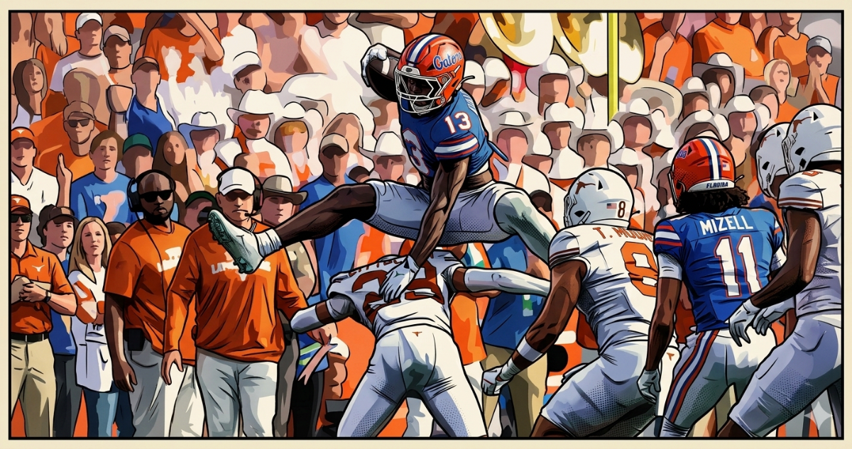 Florida Gators running back Jadan Baugh